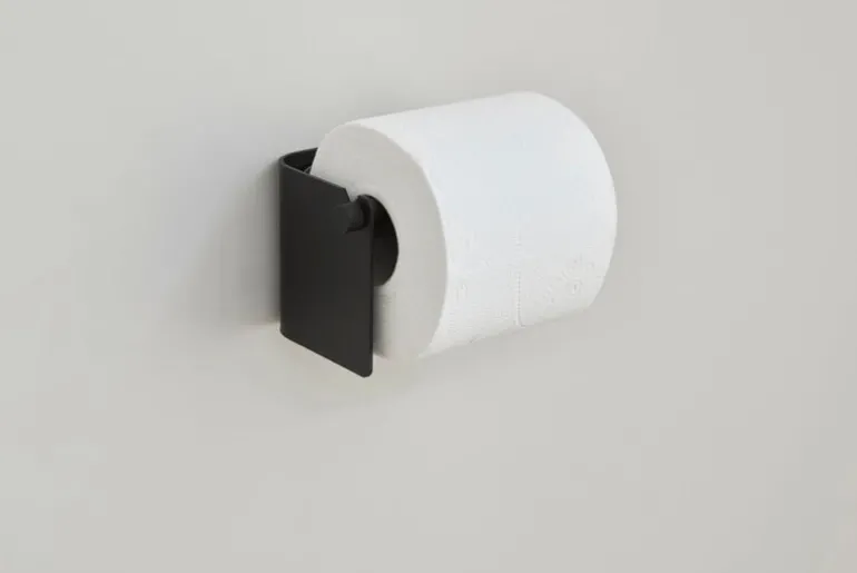 Form & Refine Arc toilet paper holder, black