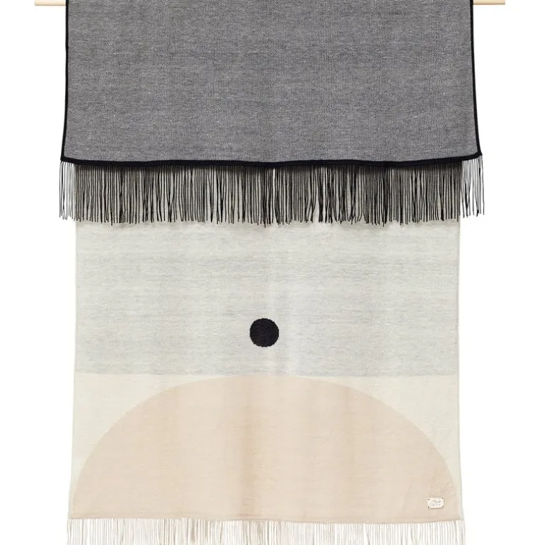 Form & Refine Aymara plaid, 190 x 130 cm, pattern Cream