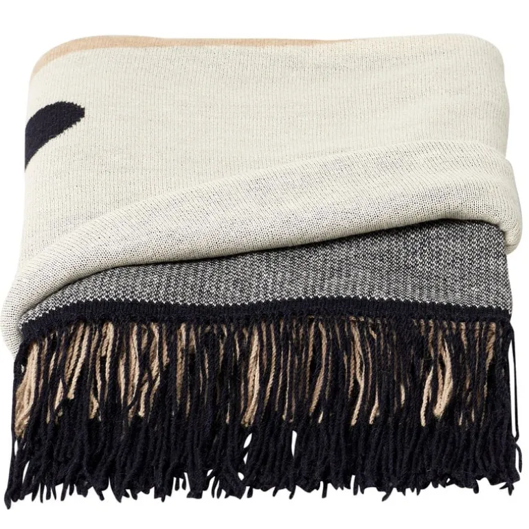 Form & Refine Aymara plaid, 190 x 130 cm, pattern Cream