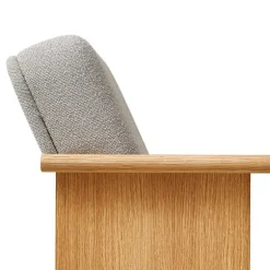 Form & Refine Block lounge chair, oiled oak - Gabriel Grain 61247