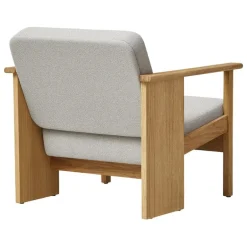 Form & Refine Block lounge chair, oiled oak - Gabriel Grain 61247