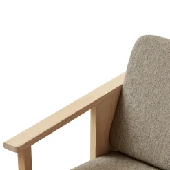 Form & Refine Block lounge chair, white oiled oak - Hallingdal 65 0227