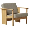 Form & Refine Block lounge chair, oiled oak - Hallingdal 65 0227