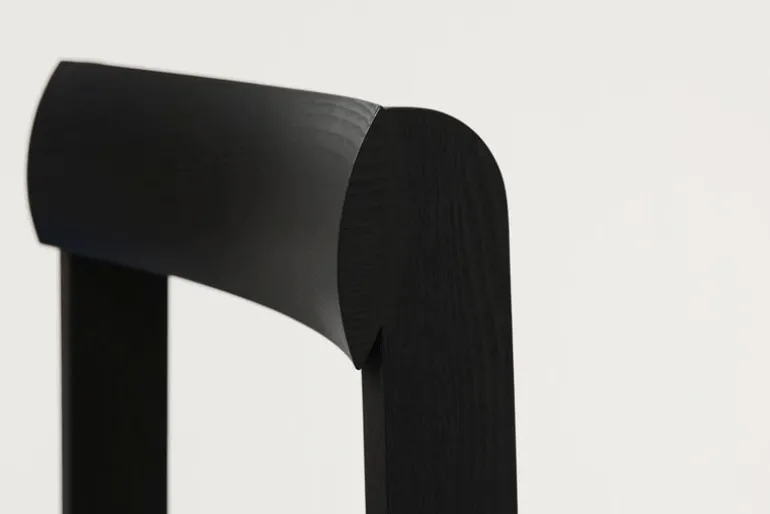 Form & Refine Blueprint chair, black stained oak