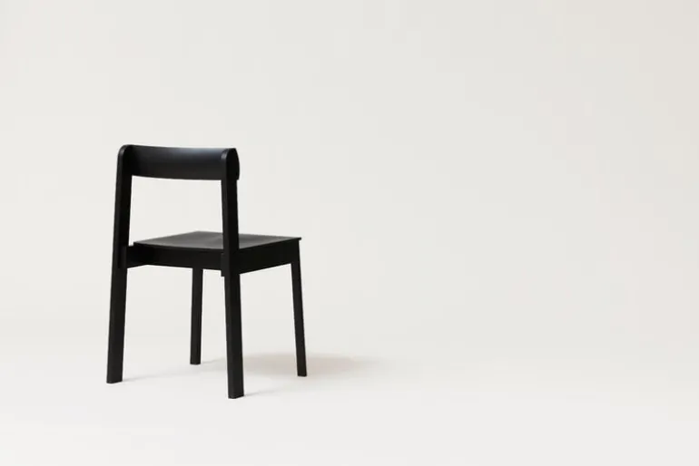 Form & Refine Blueprint chair, black stained oak