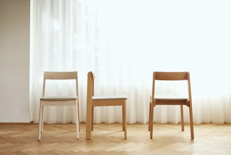 Form & Refine Blueprint chair, white oiled oak - Hallingdal 65 0227