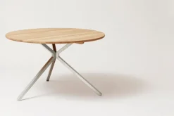 Form & Refine Frisbee table, 120 cm, white oak