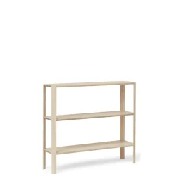 Form & Refine Leaf shelf 1x3, white oiled oak