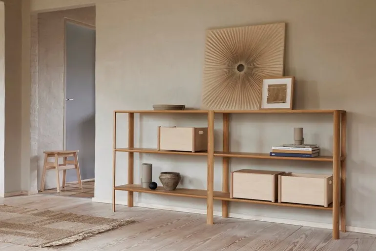 Form & Refine Leaf shelf 2x3, oak