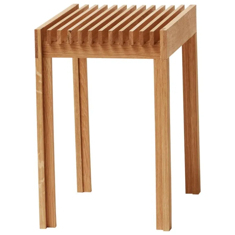 Form & Refine Lightweight stool, oiled oak