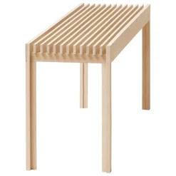 Form & Refine Lightweight bench, white oiled oak