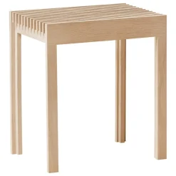 Form & Refine Lightweight stool, white oiled oak