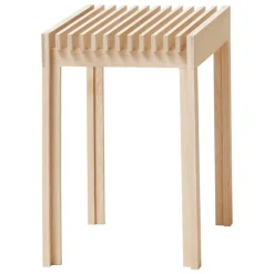 Form & Refine Lightweight stool, white oiled oak