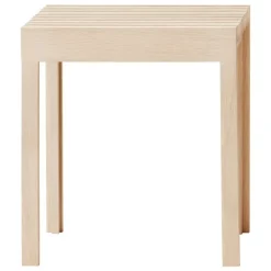 Form & Refine Lightweight stool, white oiled oak