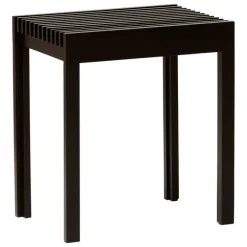 Form & Refine Lightweight stool, black stained oak