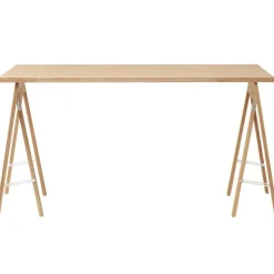 Form & Refine Linear table top, 125 x 68 cm, white oiled oak