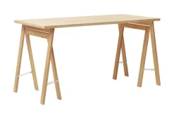 Form & Refine Linear table top, 125 x 68 cm, white oiled oak