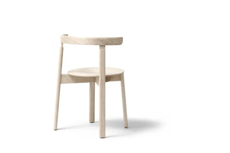Form & Refine Lunar chair, white oiled oak