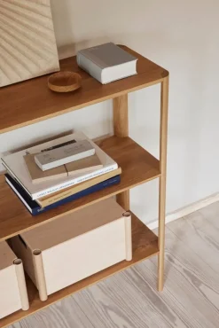 Form & Refine Pillar storage box, medium, beech