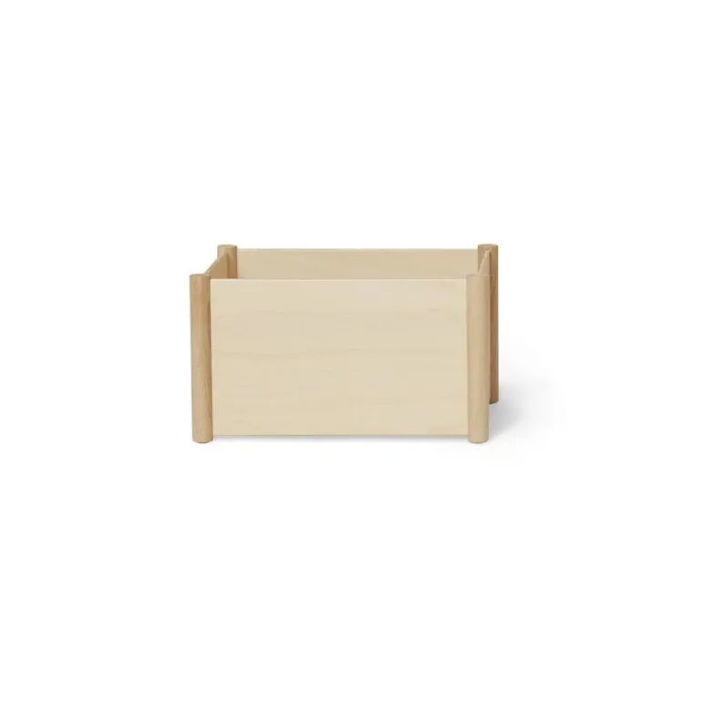 Form & Refine Pillar storage box, medium, beech
