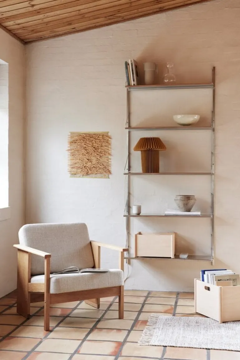 Form & Refine Pillar storage box, medium, beech