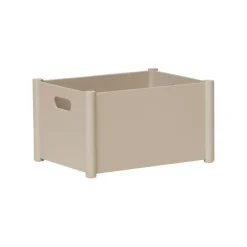Form & Refine Pillar storage box, medium, warm grey