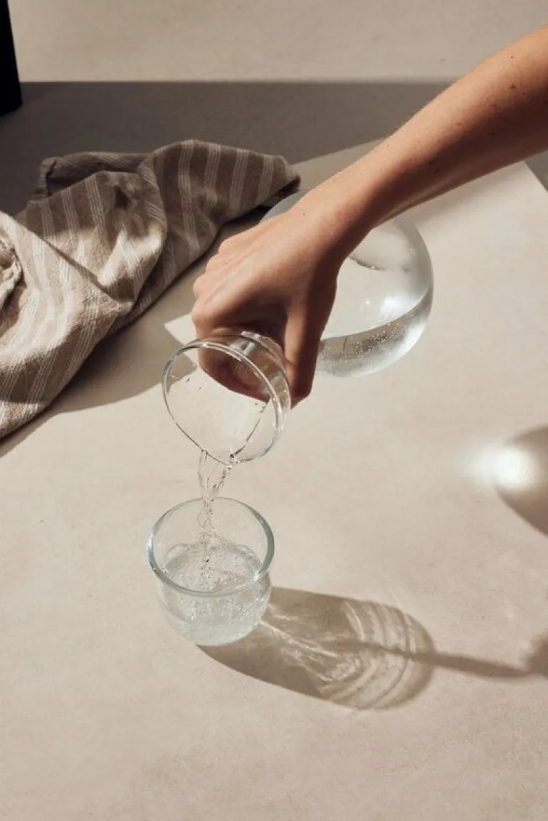 Form & Refine Pinho carafe including 1 glass, clear