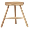 Form & Refine Shoemaker Chair No. 49 stool, white oiled oak