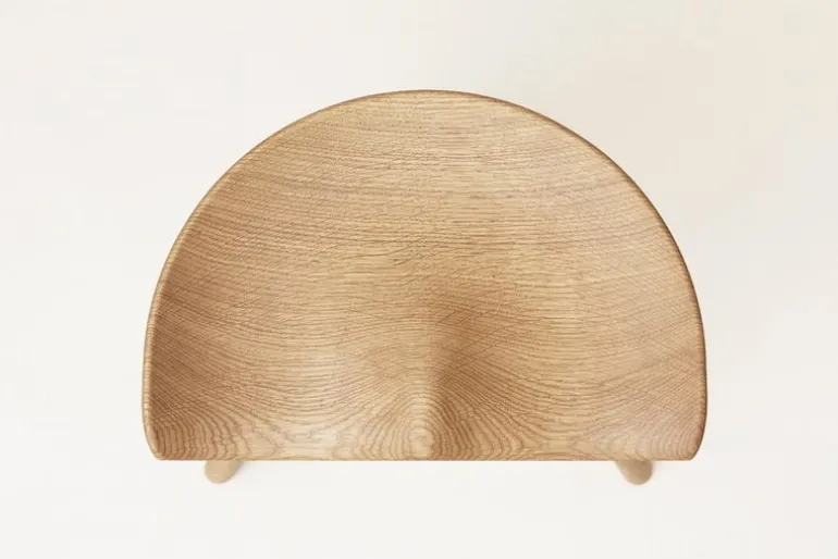 Form & Refine Shoemaker Chair No. 49 stool, white oiled oak