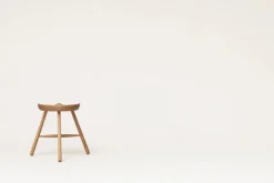 Form & Refine Shoemaker Chair No. 49 stool, white oiled oak