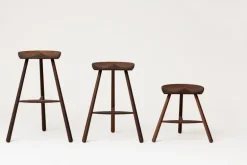 Form & Refine Shoemaker Chair No. 49 stool, smoked oak
