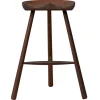 Form & Refine Shoemaker Chair No. 68 bar stool, smoked oak