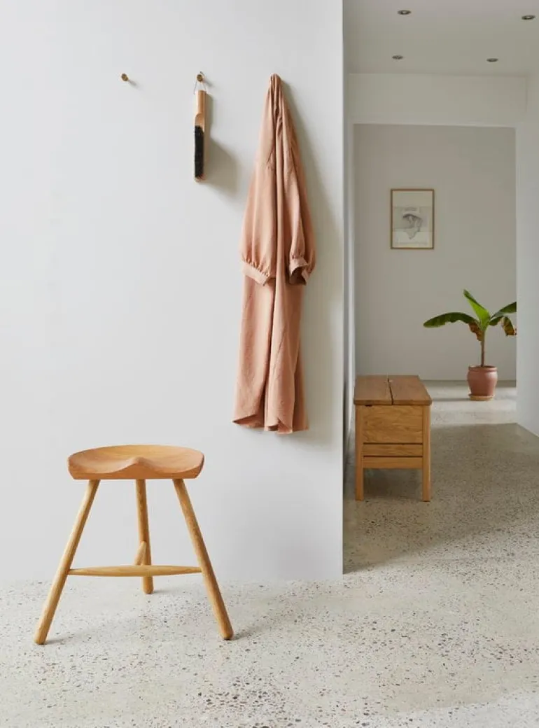 Form & Refine Shoemaker Chair No. 49 stool, oak