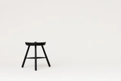 Form & Refine Shoemaker Chair No. 49 stool, black beech
