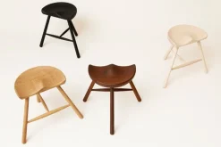 Form & Refine Shoemaker Chair No. 49 stool, black beech