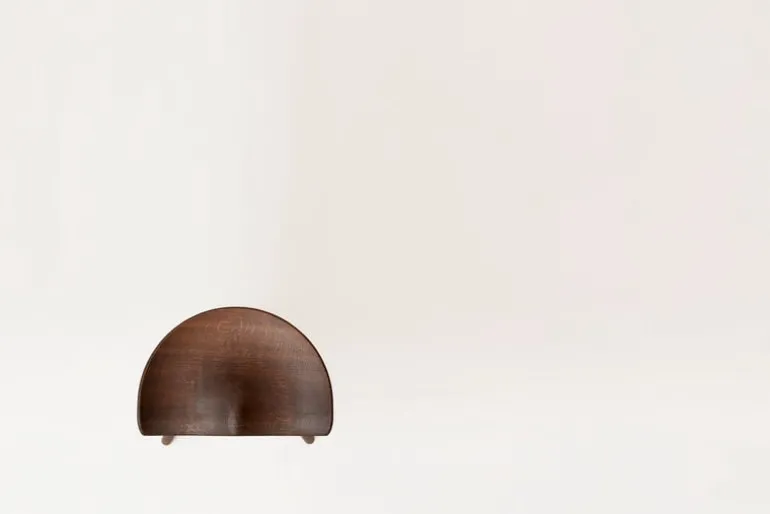 Form & Refine Shoemaker Chair No. 78 bar stool, smoked oak