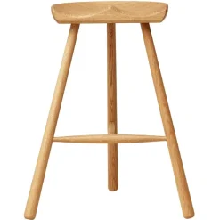 Form & Refine Shoemaker Chair No. 68 bar stool, oak