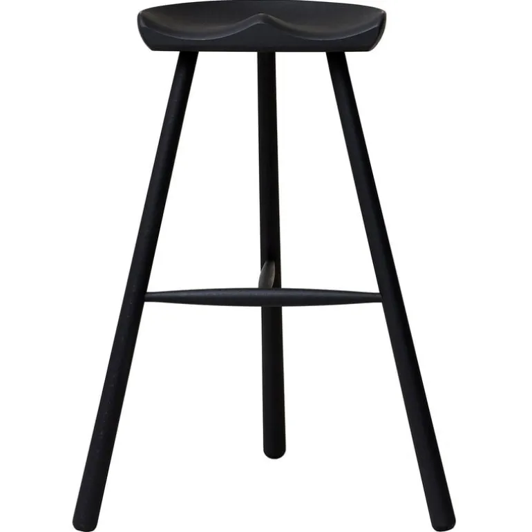 Form & Refine Shoemaker Chair No. 78 bar stool, black beech