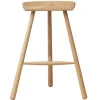 Form & Refine Shoemaker Chair No. 68 bar stool, white oiled oak