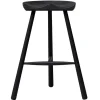 Form & Refine Shoemaker Chair No. 68 bar stool, black beech