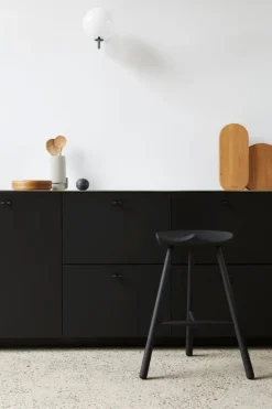 Form & Refine Shoemaker Chair No. 68 bar stool, black beech