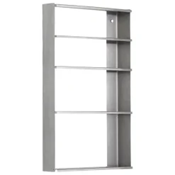 Form & Refine Taper wall shelf, stainless steel
