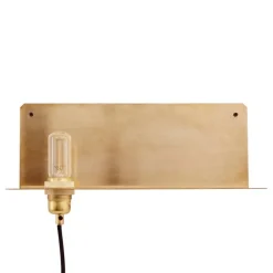 Frama 90° wall lamp, brass