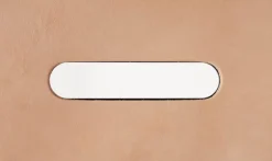 Frama Adam stool, 65 cm, natural leather - matt black