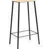 Frama Adam stool, 76 cm, oak - matt black