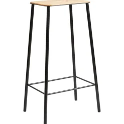 Frama Adam stool, 76 cm, oak - matt black
