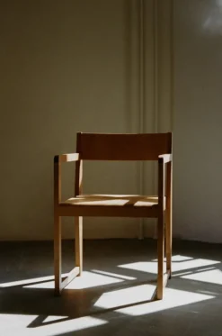 Frama Armrest Chair 01, warm brown birch