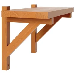 Frama Bracket shelf, small, warm brown pine