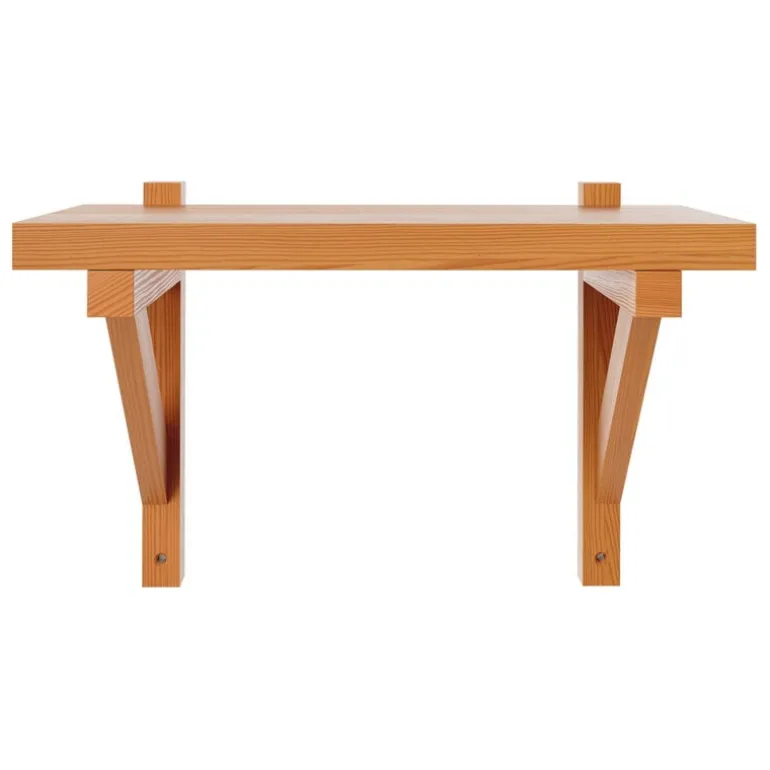 Frama Bracket shelf, small, warm brown pine