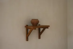 Frama Bracket shelf, small, warm brown pine